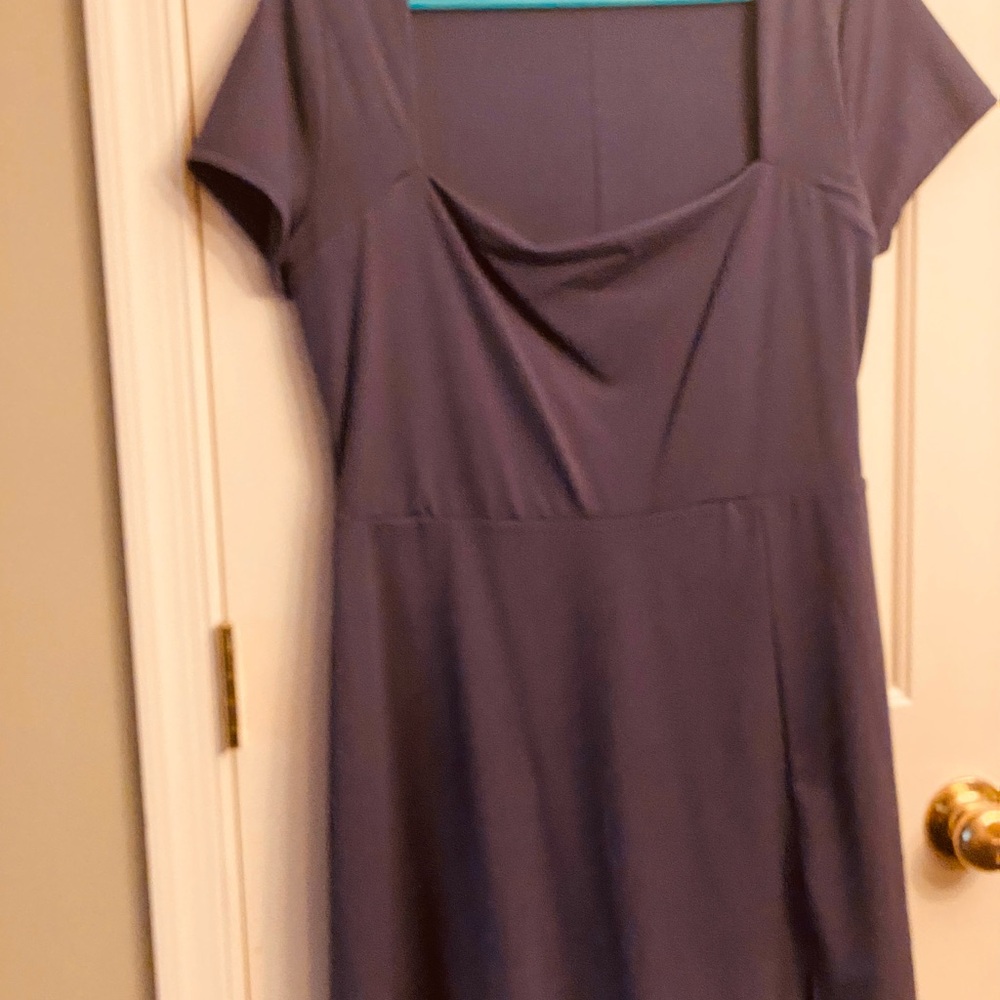 Elegant Blue Women's Dress
